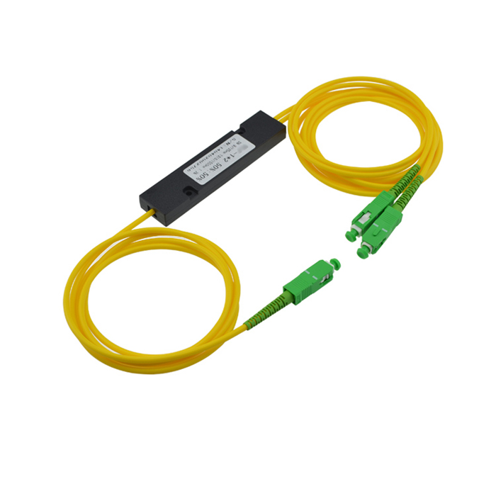 1x2 Singlemode Dual Window FBT Coupler With SC/APC Connector,3.0mm ABS Module