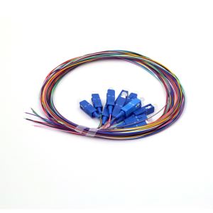 12Core SC/UPC Singlemode Multi-Colored Fiber Optic Pigtails