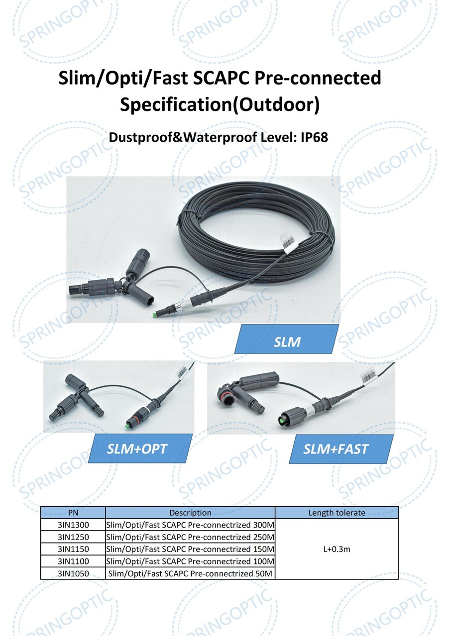 Outdoor Slim-Opti-Fast 3 in 1 connector Spe00 Outdoor Slim-Opti-Fast 3 in 1 connector Spe00