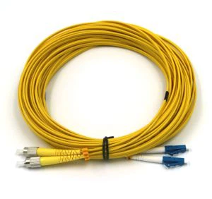 FCUPC-LCUPC SM Duplex G652D LSZH 2.0mm 15M Fiber Optic Patch Cord