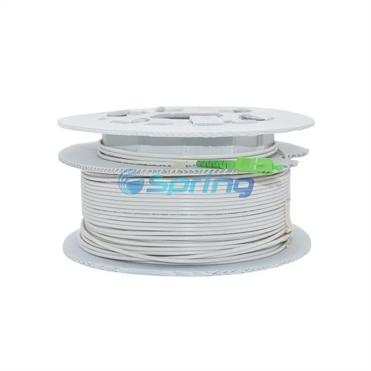 1F Ruggedized Drop 4.8mm SCAPC Clear Curve Fiber Optic Jumper Cables