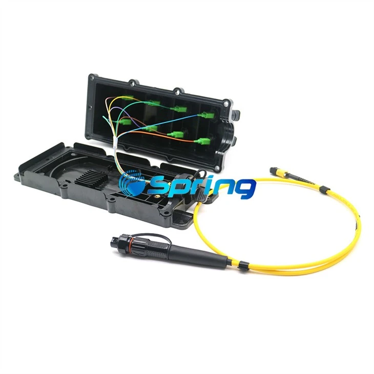 Multiport Enclosure Equivalent MINI SC 8 Port Gel Filled SST Cable Tonable