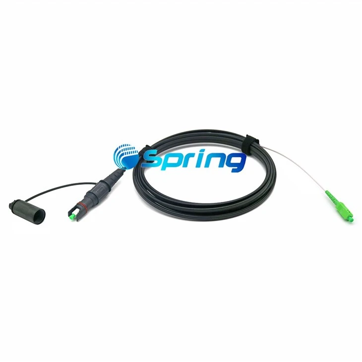 Pre-connectorized Hardend SST Flat Dielectric Drop Cable Assemblies