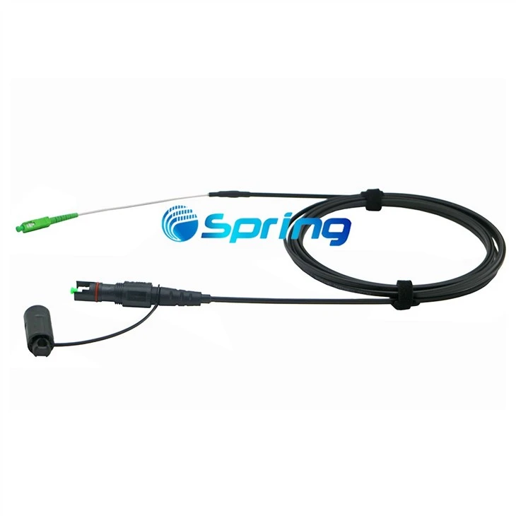 Pre-connectorized Hardend SST Flat Dielectric Drop Cable Assemblies