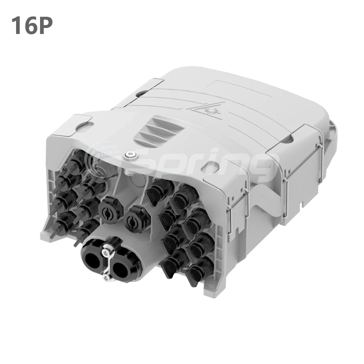 16 port pre-connectorized outdoor fiber distribution box