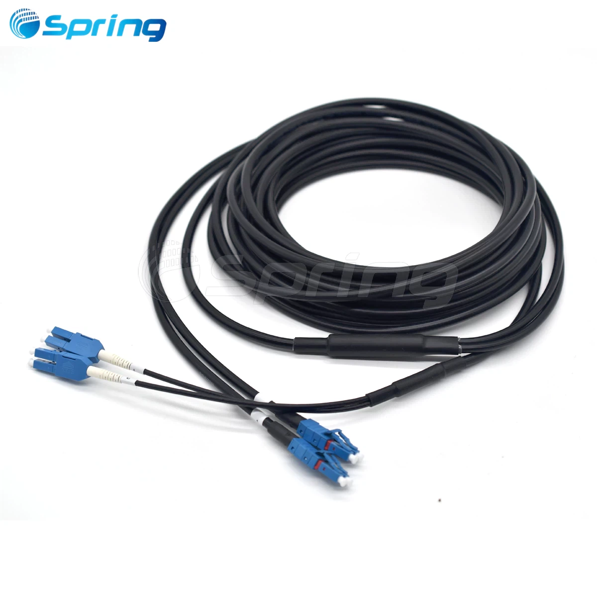 dual breakout fiber patch cord