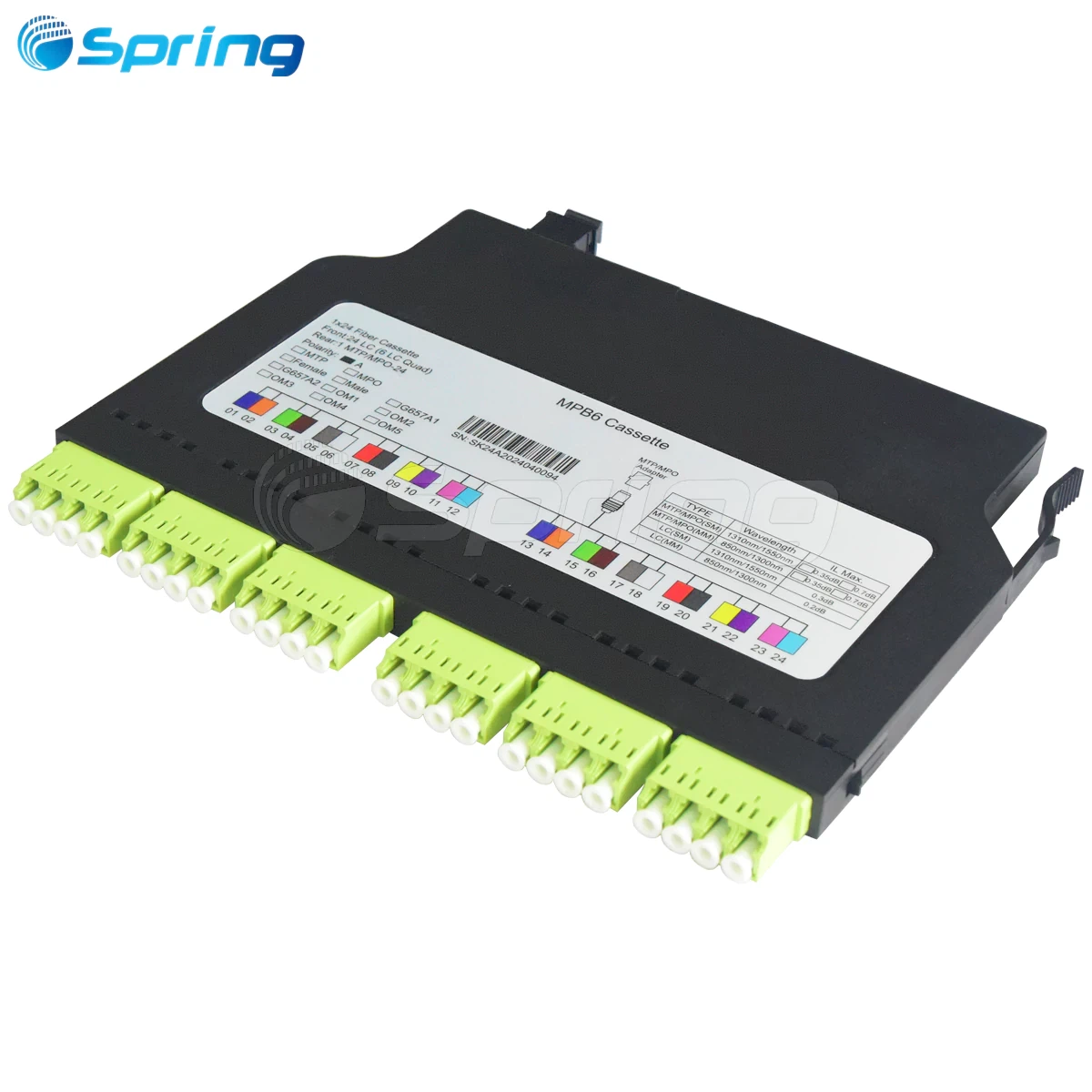 24F MPO to LC cassette module