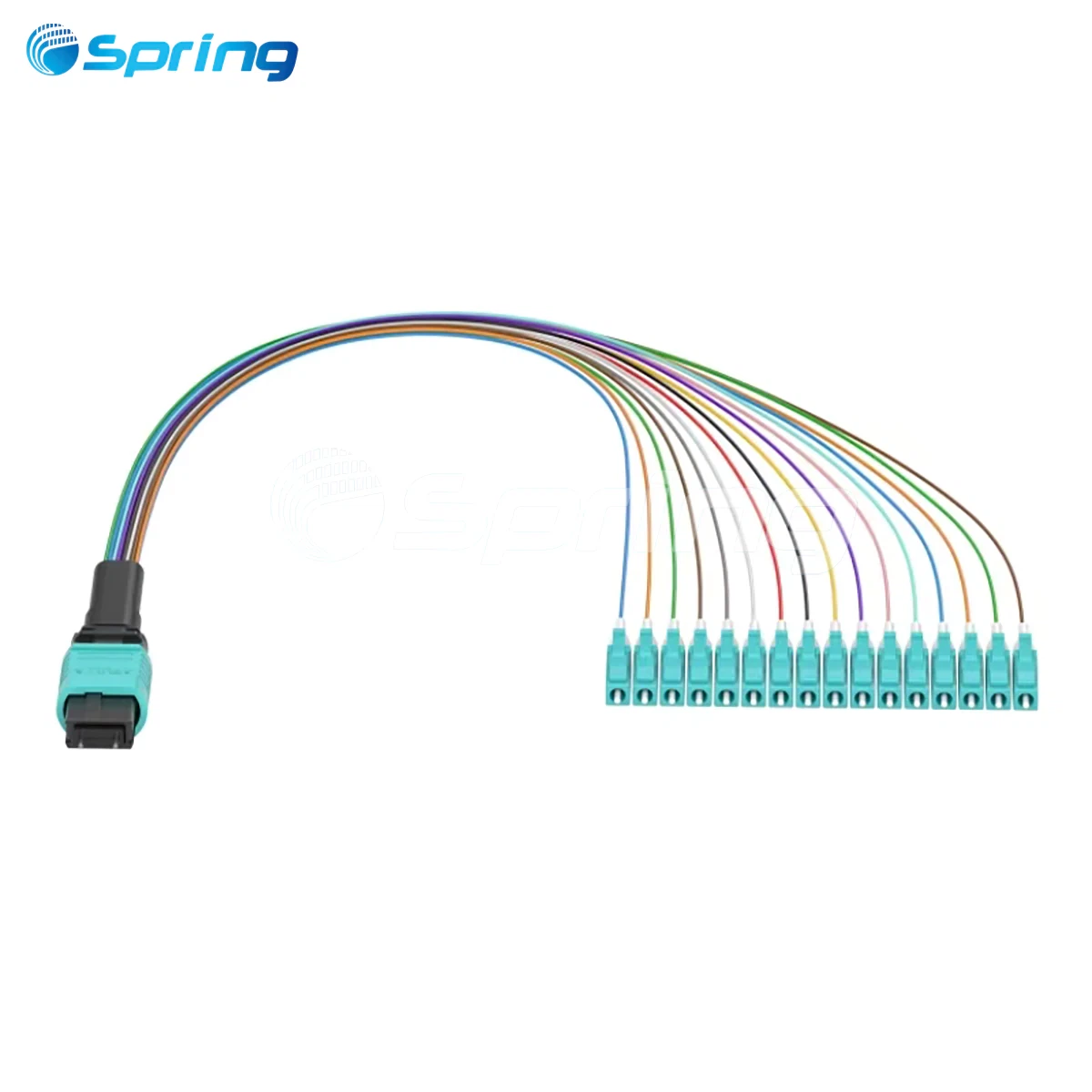 12f mpo pc to lc upc om3 mpo harness cable