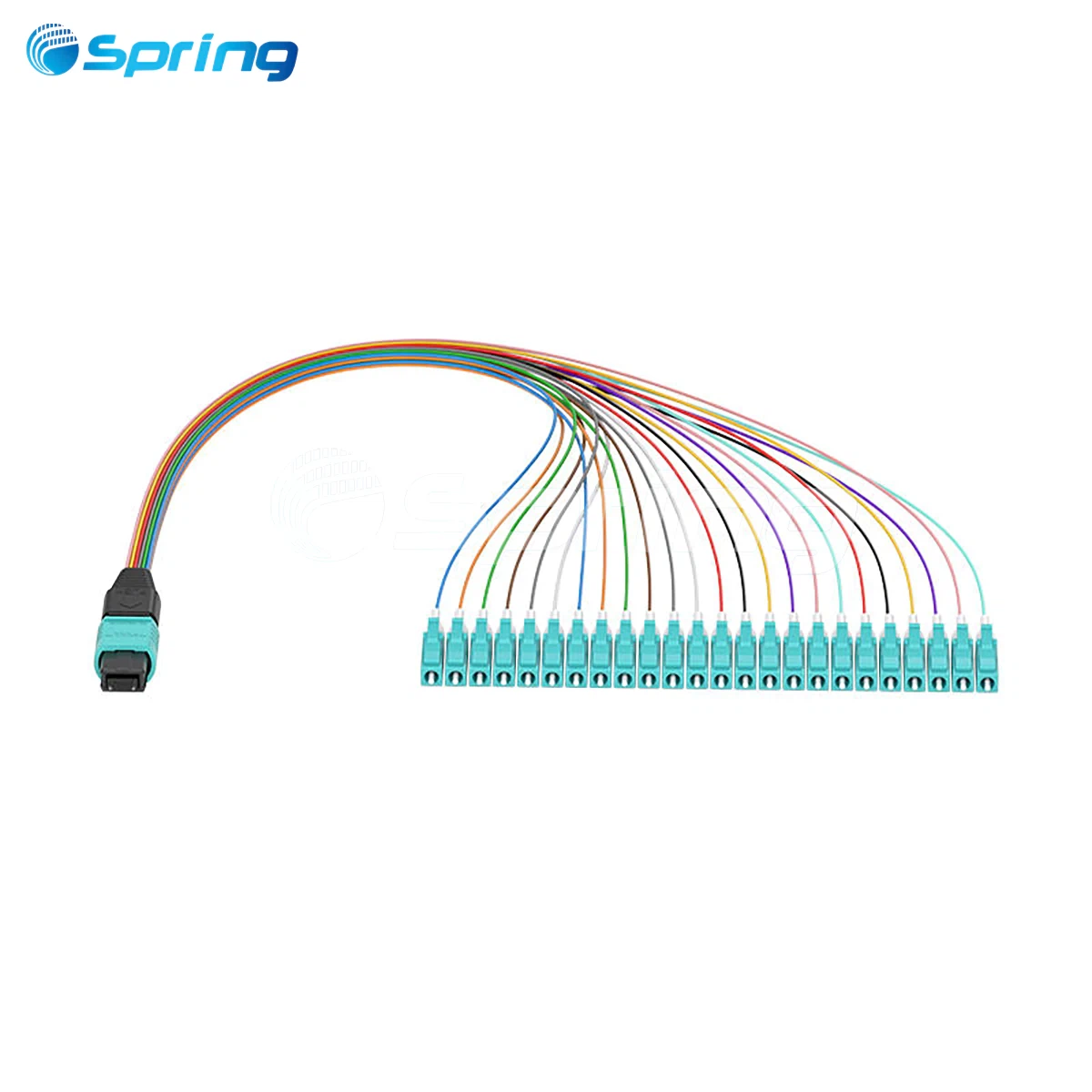 24f mpo pc to lc upc om3 mpo harness cable