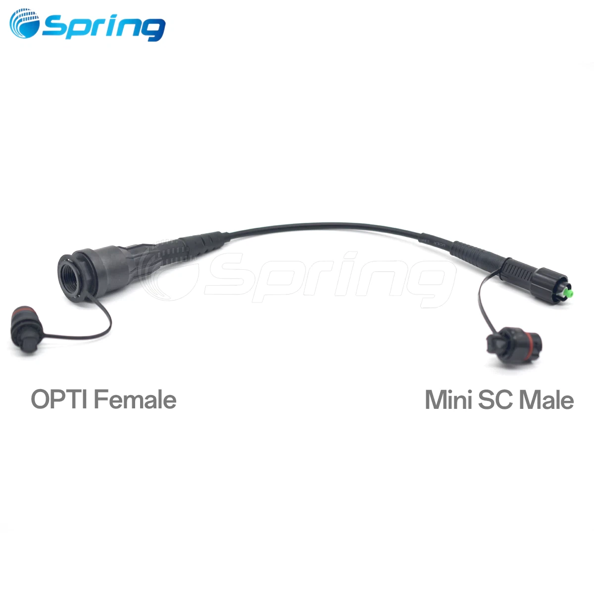 pre connectorized drop cable mini sc male to opti female