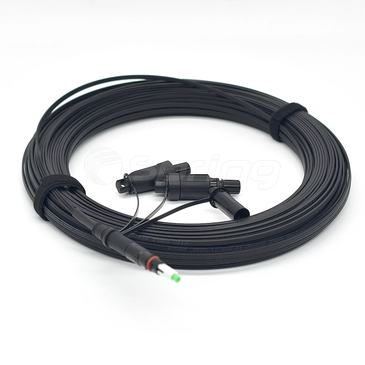 Pre Connectorized FTTH drop cable 3 in 1