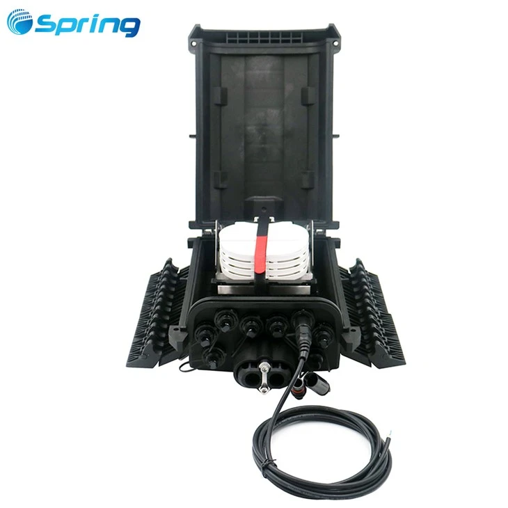 8 port OptiTap compatible fiber closure structure