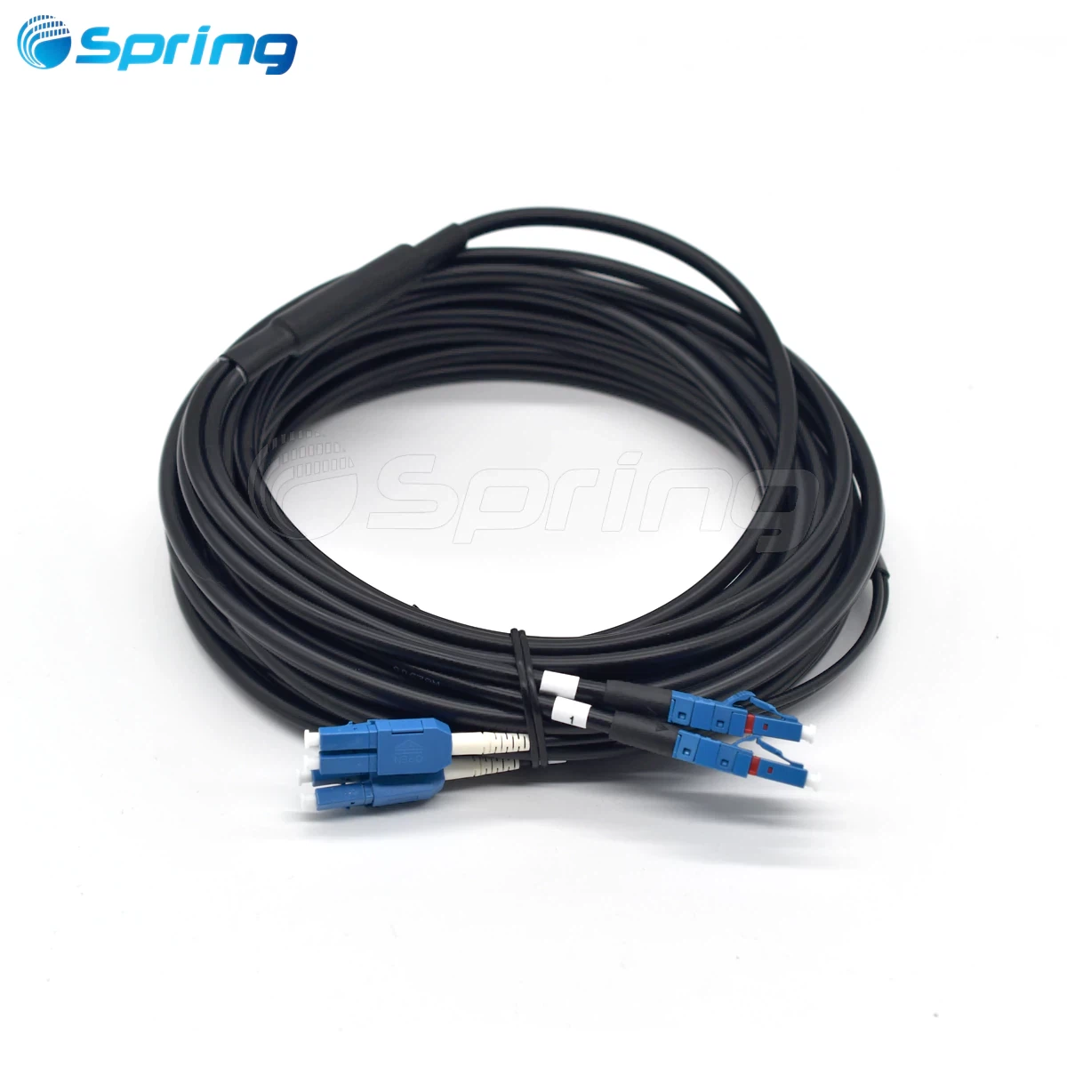 4-Core DLC To DLC Patch Cord With Dual Breakout (5.0mm 70cm / 3.0mm 25cm), G657A2 Riser Cable