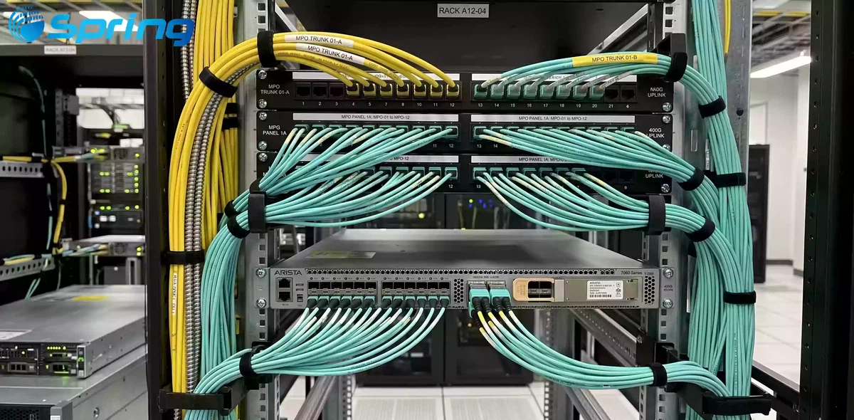 MPO fiber optic connectors used in high density data center cabling MPO fiber optic connectors used in high density data center cabling