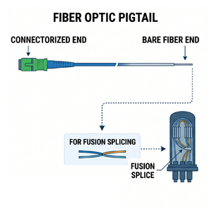 Fiber Optic Pigtail in FTTH & ODN Networks: Types, Selection & Deployment Guide