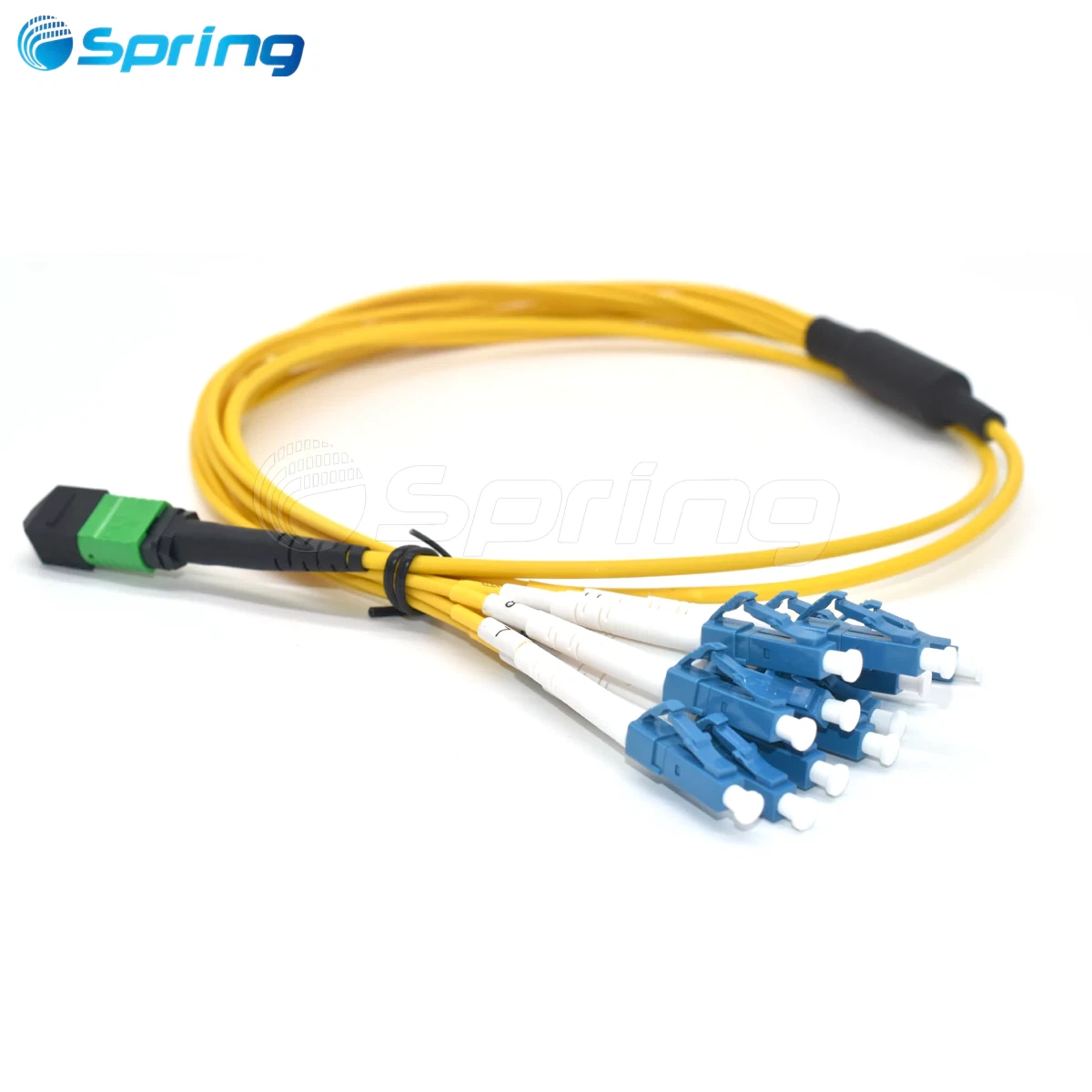 MPO To 12 LC Breakout Cable For High-Density Optical Networks