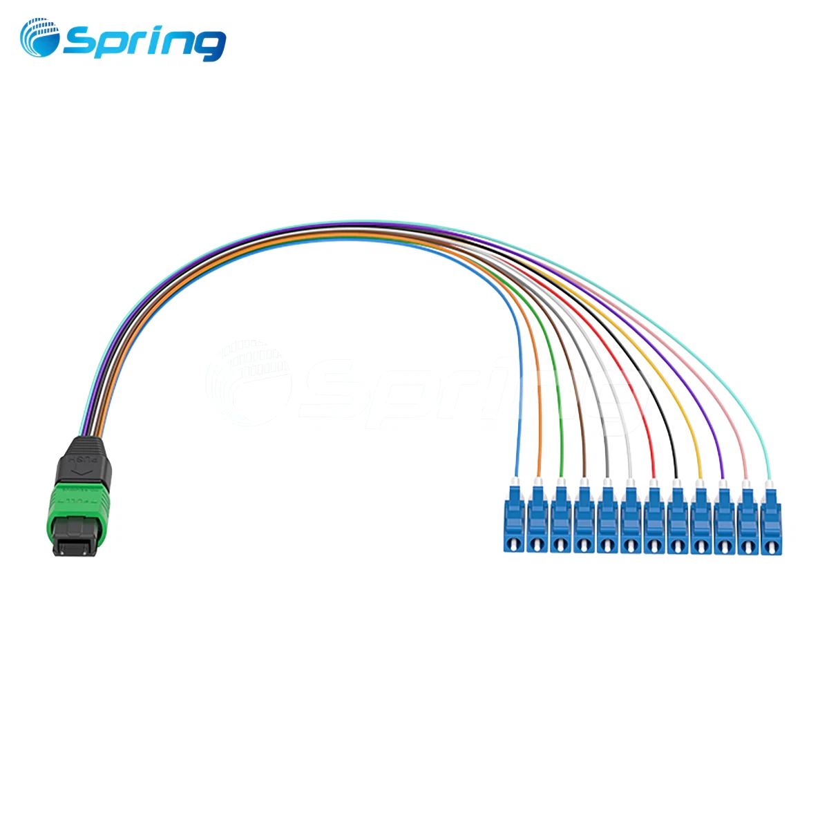12f mpo apc to lc upc sm mpo harness cable