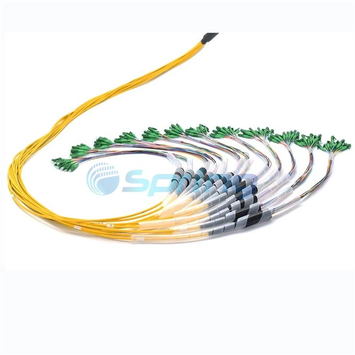 Outdoor 144core Optical Fiber Cable Assemblies With LC/APC Connectors