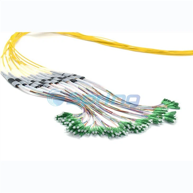 Outdoor 144core Optical Fiber Cable Assemblies With LC/APC Connectors