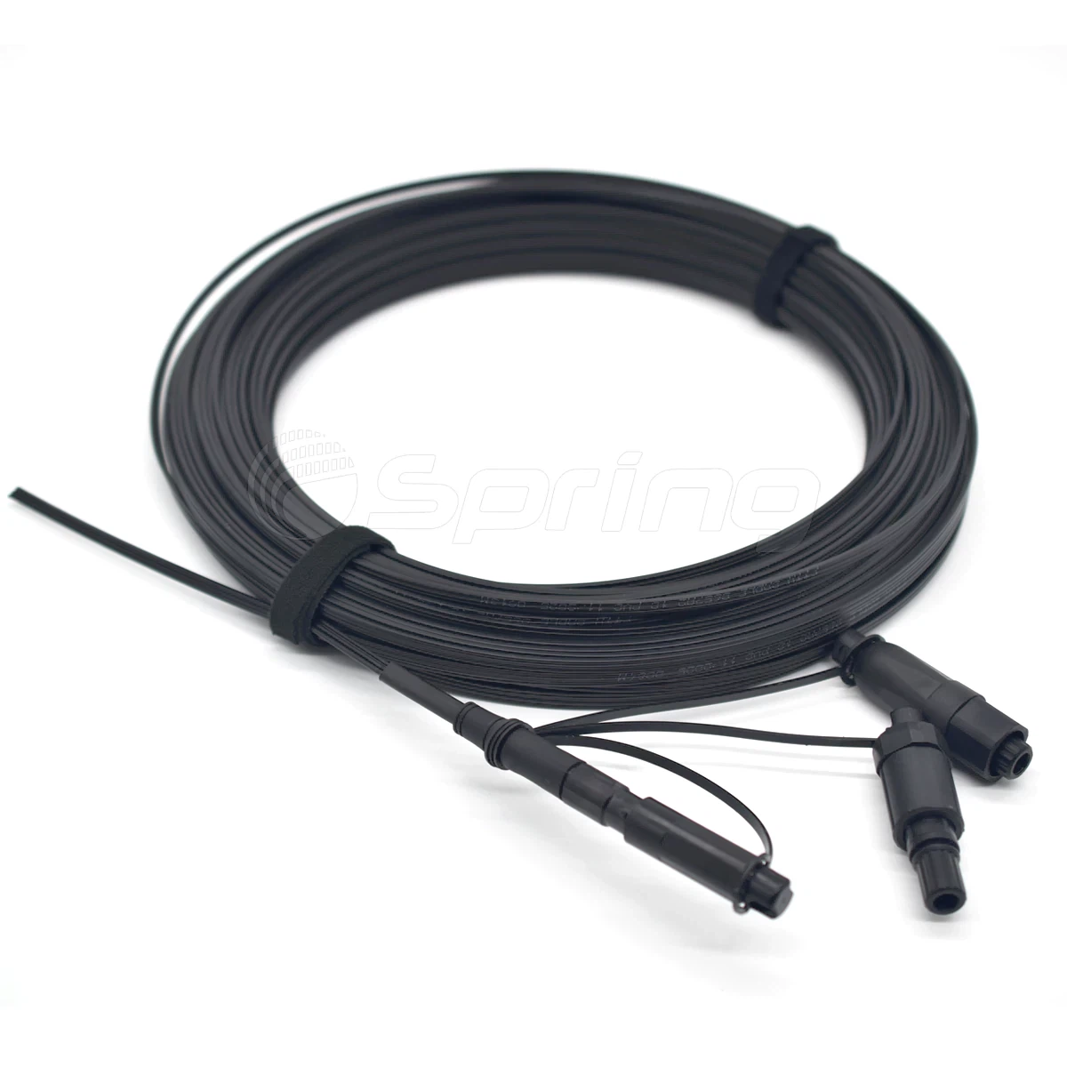 Pre-Connectorized FTTH Drop Cable |3-in-1 (Slim / OPT / FastConnect) | 1 Fiber G657A2 5×2 mm