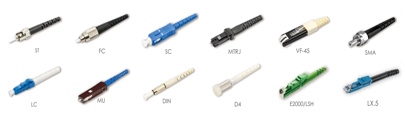 Single Mode Fiber Patch Cord Connector Types Single Mode Fiber Patch Cord Connector Types