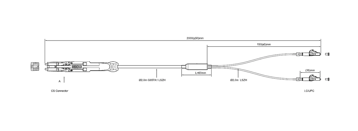 CS-LC-2-Core-Patch-Cables CS-LC-2-Core-Patch-Cables
