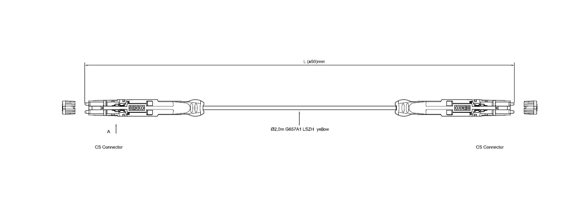CS CS 2 Core Patch Cables CS CS 2 Core Patch Cables