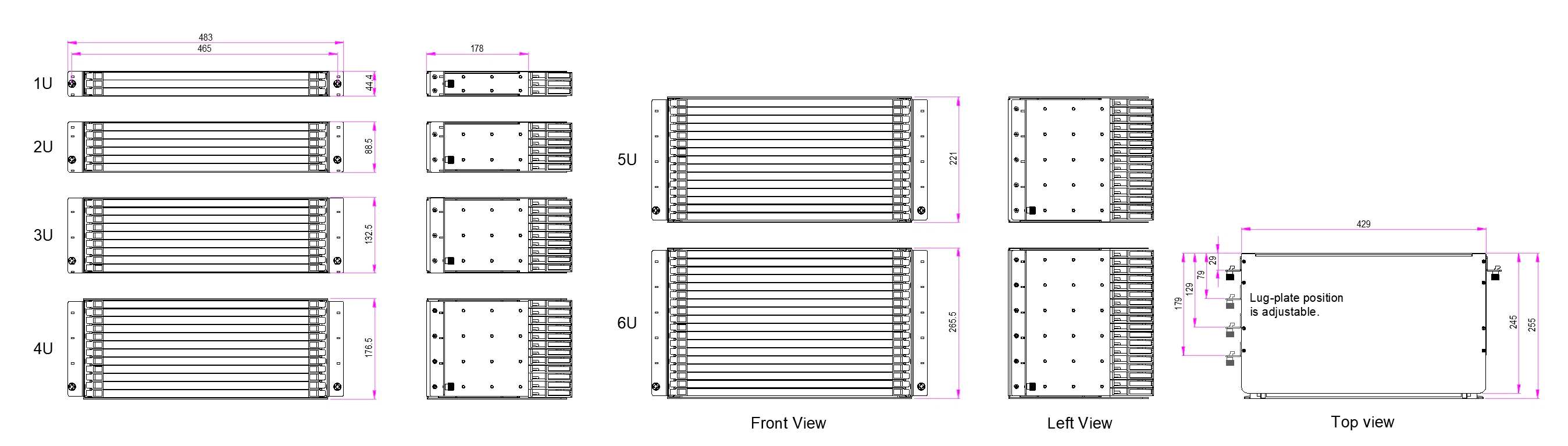 modular fiber patch panel dimension modular fiber patch panel dimension